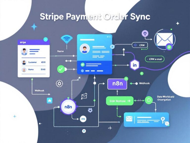 Stripe Payment Order Sync – Auto Retrieve Customer & Product Purchased | n8n workflow template